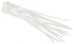 Хомут-стяжка нейлоновый, неоткрывающийся, 250х3.6 мм, белые Hyperline GT-250IC (100 шт/уп)