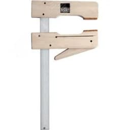 Струбцина Kleммy деревянная 600/110, опорная поверхность из прессованной пробковой крошки для щадящего зажима