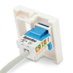 Вставка 45x45 (аналог Mosaic) для 2х модулей формата Keystone Jack Hyperline SIP2-2N-M45-45