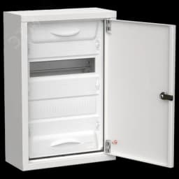 TITAN 5 Корпус металлический ЩРн-24 (1х24) 460х310х140мм IP31 белый (одна дверь) IEK