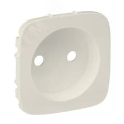 Valena ALLURE  Лицевая панель силовой розетки 2К  Слоновая кость