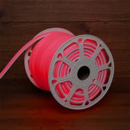 Гибкий неон SMD форма D 16х16 мм красный супер яркий 120 LEDм 50 м c комплектом подключения NeonNight 131082