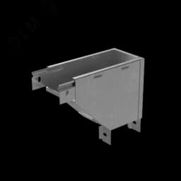 Угол вертикальный внешний R 50х400 мм с разворотом трассы на 90 гр. ПЛЮС HD85 КМ-профиль