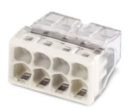 Клемма строительно-монтажная СМК 2273-208 EU2.5 418 8-проводная прозр. (блист.5шт) TOKOV ELECTRIC TKE-EU2.5-418/BL5