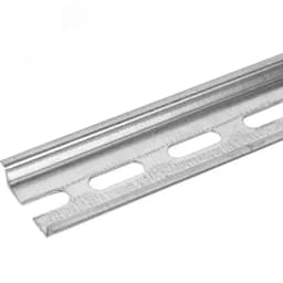 DIN-рейка L-150 мм перфорированная оцинкованная (0,8 мм) (10 шт/уп) Промрукав
