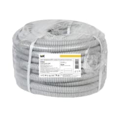 Труба гофрированная IEK ПВХ, с зондом 20 мм (бухта 25 м)