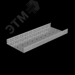Лоток перф. 80х400х1,0 L2500 мм Стандарт ПЛЮС INOX304