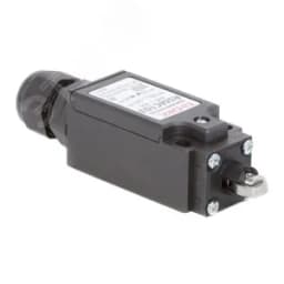 Концевой выключатель с двумя контактами, нормально открытый + нормально закрытый (NO+NC). С роликом. DKC