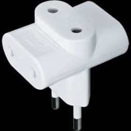 Разветвитель 3 гнезда без заземления NAD-FT-3X-WH