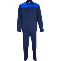 Костюм СПЕЦИАЛИСТ Лайт куртка, брюки цв. т.синий, васильковый 44-46 88-92/182-188