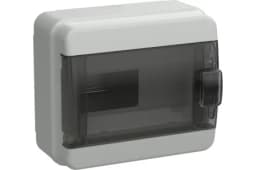 Корпус КМПн-8 TEKFOR IP65 черн. прозр. дверь пластик. IEK TF5-KP72-N-08-65-K03-K02
