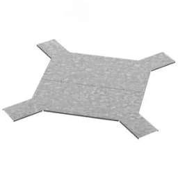 Крышка к крестообразному разветвителю для лестничного лотка ЛКР 600, толщ. 1,0 мм, Сендзимир цинк