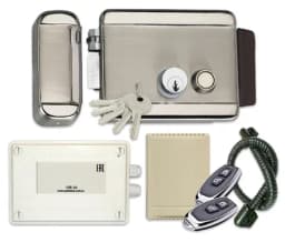 Электромеханический замок на калитку с беспроводным пультом Уралкам