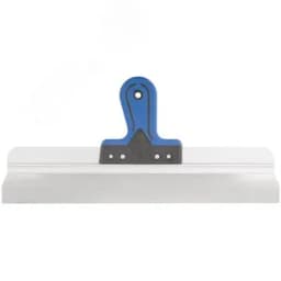 Шпатель фасадный Профи, нержавеющая сталь, прорезиненная ручка 450 мм