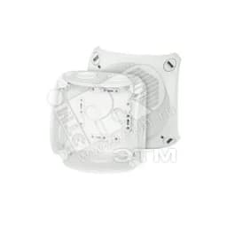 Коробка распределительная пустая 104х104х70 PP IP66 серая с мембранами 62000002 HENSEL