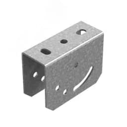 Поворотно-потолочный держатель для средних нагрузок 30х50 мм, толщина 2,5 мм, Сендзимир цинк OSTEC