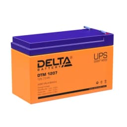 АКБ свинцово-кислотный герметичный Delta DTM 1207 12В, 7Ач