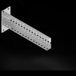 Консоль с опорой 85х40 основ. 400 s: 3 П-образная горячий цинк