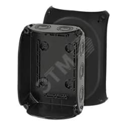 Коробка распределительная пустая 130х180х77 IP66/67 черная стойкая к УФ