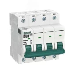 Выключатель автоматический 4Р 63А х-ка D ВА-103 6кА