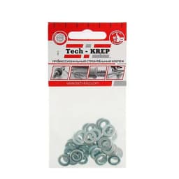 Шайба плоская М6 DIN 125А цинк. (пакет) (уп.40шт) Tech-Krep/Zitar 103044