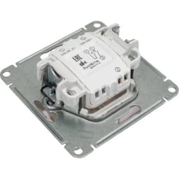 Выключатель 2-кл. СП Glossa 10А IP20 (сх. 5) 10AX механизм перламутр. SE GSL000651