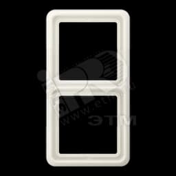 Рамка 2 поста универсальная ударопрочная слоновая кость JUNG