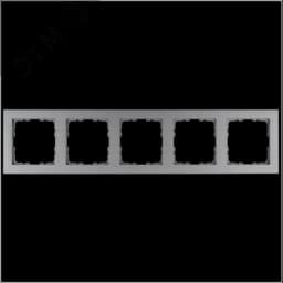 Рамка G-Classic 5-постовая, цвет Алюминий Jasmart