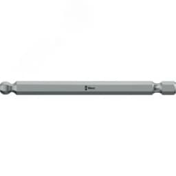 Бита под внутренний шестигранник 842/4 Z Hex с шаром вязкая твёрдость хвостовик шестигранный 1/4 E 6.3 6X89 мм WERA