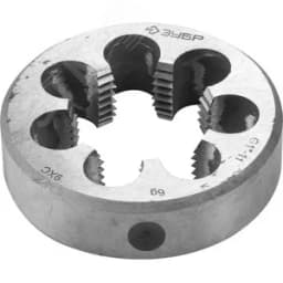 Плашка трубная G 1", сталь 9ХС, круглая ручная