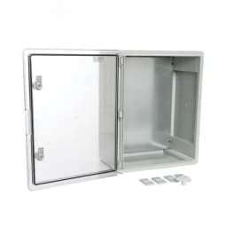 Корпус пластиковый с монтажной панелью ЩМП IP65 прозрачная дверь 500х400х240 Промрукав