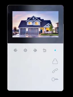 Комплект MAX KIT видеодомофона Elly + Ipanel 2 Металл 4 абонента 4 этажа Tantos