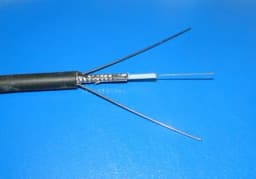 Кабель волоконнооптический 8 SМ 9125 наружный двойная стальная проволока в качестве силового элемента PE черный 2000м OPC55124X1H