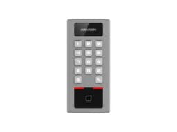 Терминал доступа Hikvision DS-K1T502DBWX, встроенные считыватели Mifare, Felica, DESfire