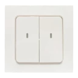 Умный выключатель Стокгольм 2-кл. белый Zigbee EKF Сonnect