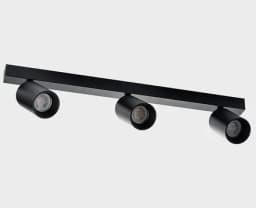 Светильник накладной ITALLINE GU10 3x9W DANNY E3 black