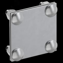 Зажим крестообразный полоса-полоса 40мм оцинкованная сталь HDZ IEK