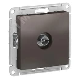 Антенна ATLASDESIGN TV коннектор механизм мокко Systeme Electric