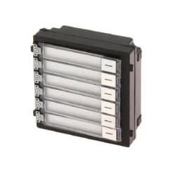 Модуль на 6 абонентов c подсветкой DS-KD-KK Hikvision