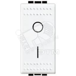 LivingLight Выключатель двухполюсный 16AX белый