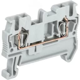 Клемма пружинная КПИ 2в-2,5 31А серый