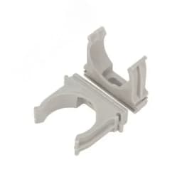 Крепеж-клипса для трубы 32 мм серая (10 шт./уп.), 28-0132-4 REXANT