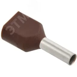 Наконечник штыревой НШвИ 2х1.5-8 коричневый НГИ2 (100шт ) IEK