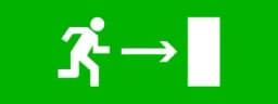 Пиктограмма "Направление направо" 320х120мм (для EXIT, SAFEWAY-40) EKF
