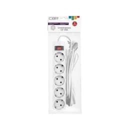 Сетевой фильтр CSF 2505-5.0 White PC CBR