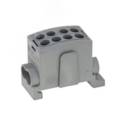 Клемма серая, 4 подключения 2,5-16мм 1000V 100А