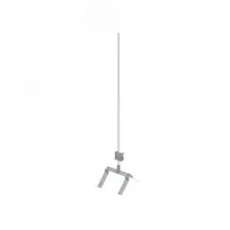 Молниеприемник на угловой конёк H-1000, для защиты надстроек/оборудования на кровле. Материал - нержавеющая сталь.