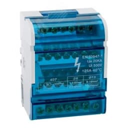 Шина N нулевая на DIN-рейку в корпусе-4х7групп КЭАЗ