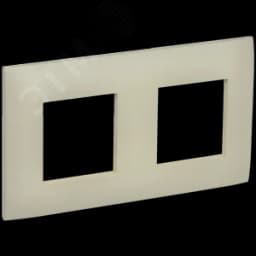 SKANDY Рамка 2-местная SK-F01B бежевый IEK SK-M22-K10