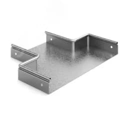 Переход прямой центральный 400х300х80, толщина 0,7 мм, Сендзимир цинк